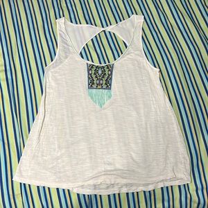 American eagle outfitters beaded tank top